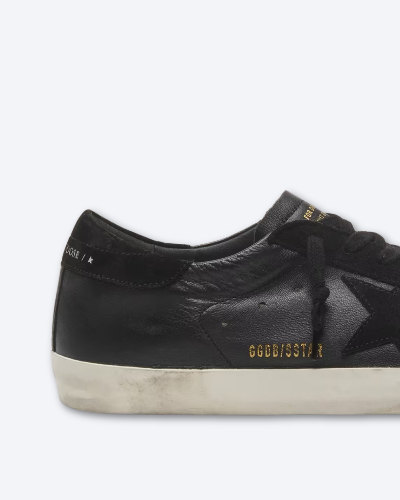 GGDB Superstar Black Leather