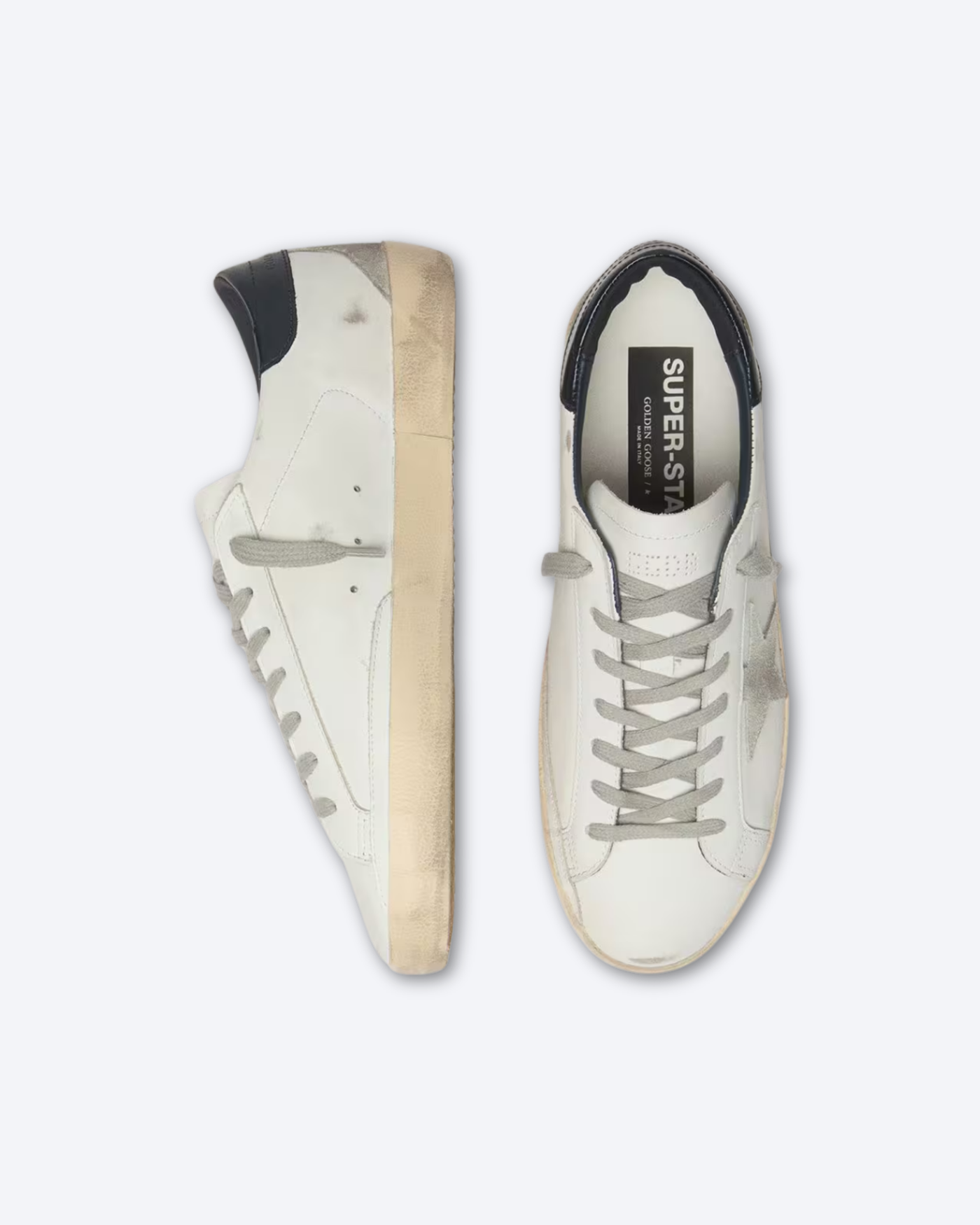 GGDB Superstar White Leather Blue