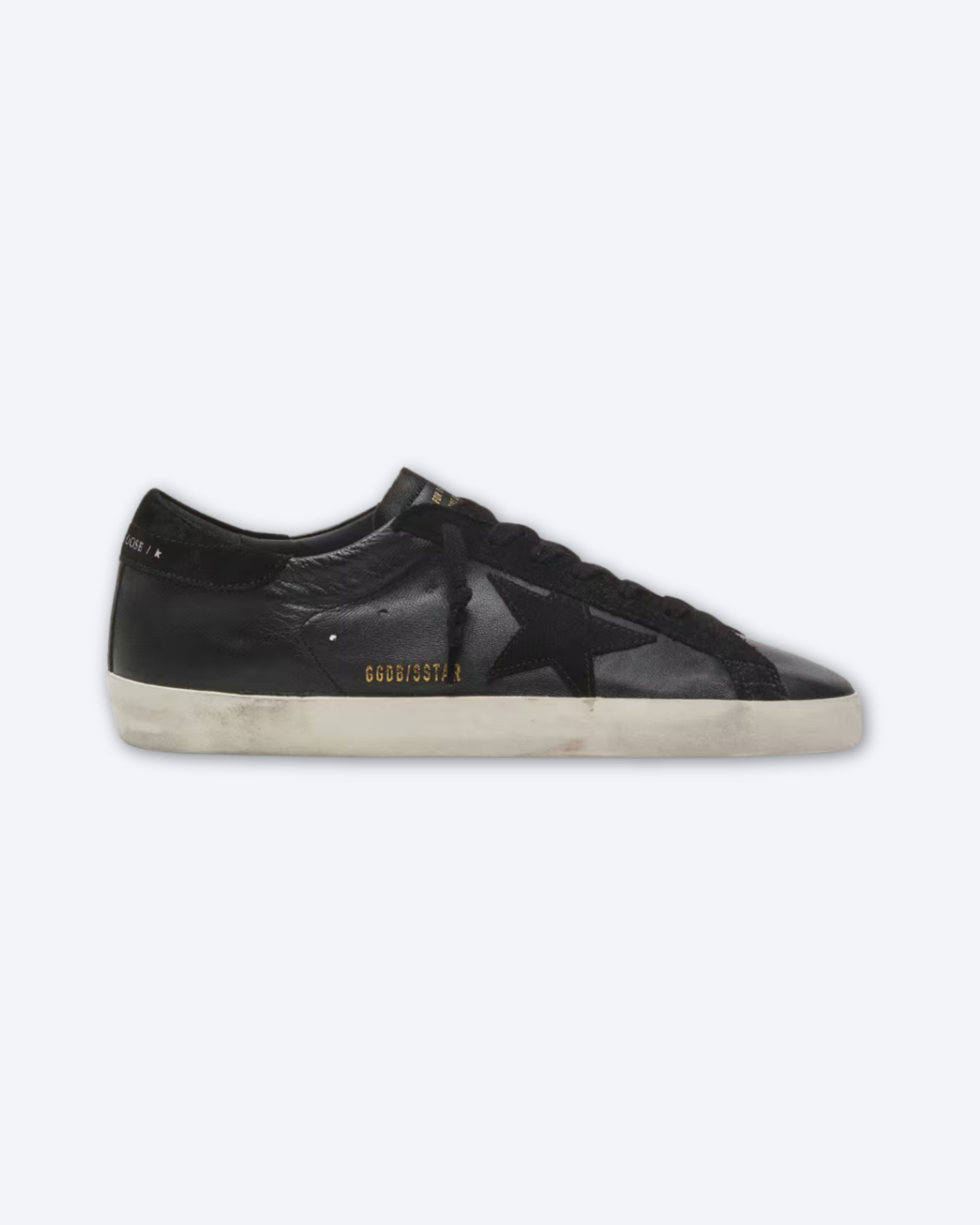 GGDB Superstar Black Leather