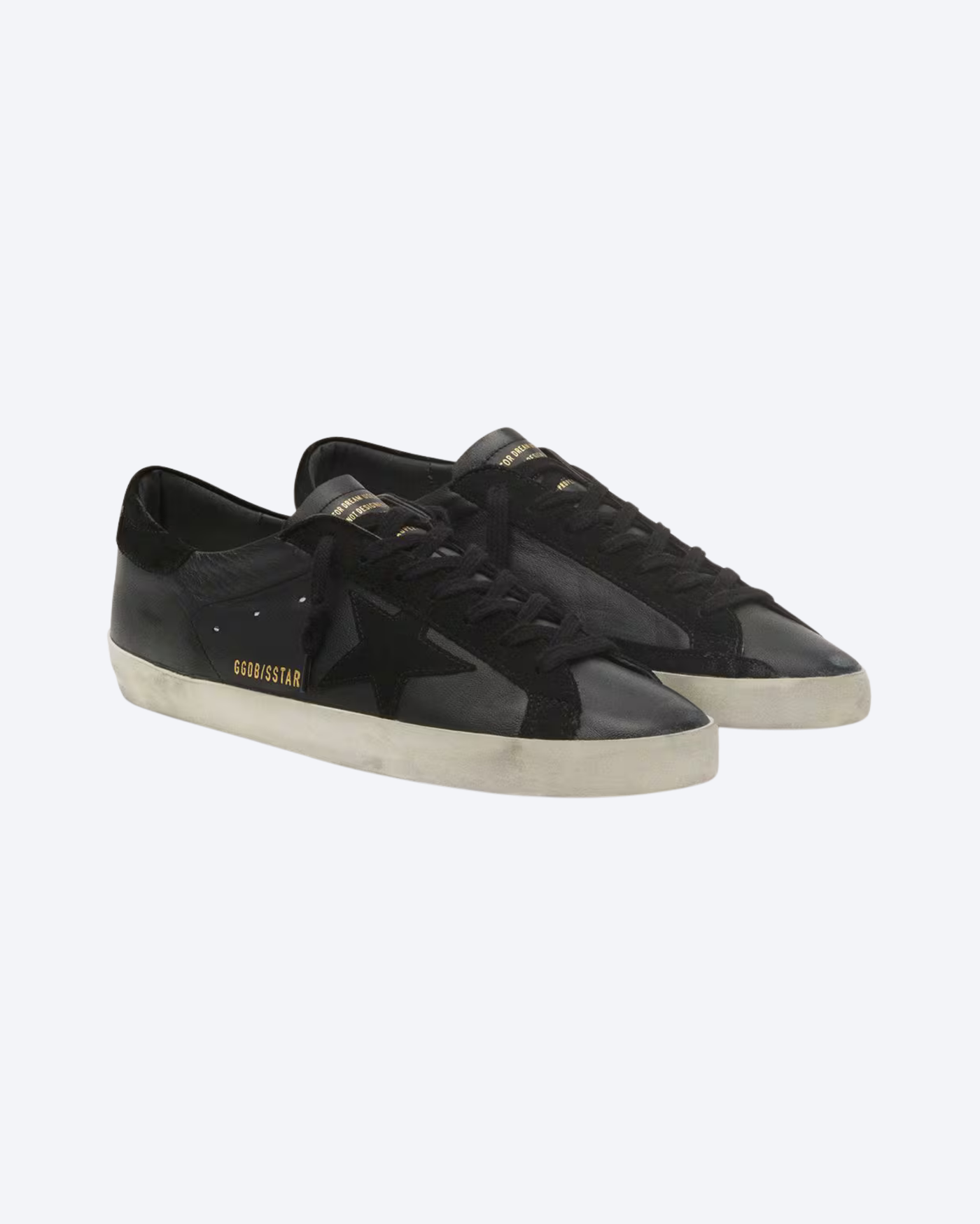GGDB Superstar Black Leather