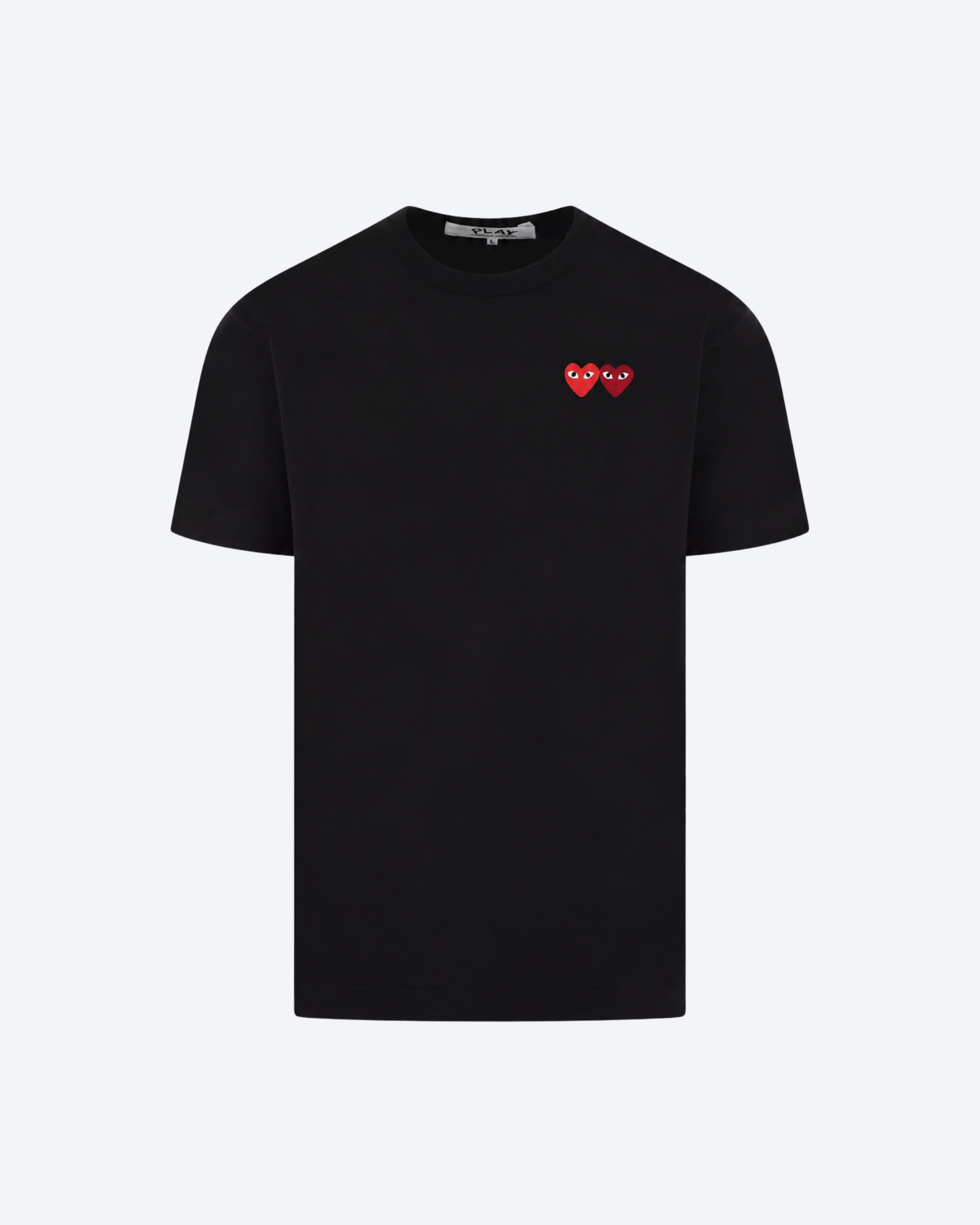 Camiseta "PLAY Double Heart" CDG