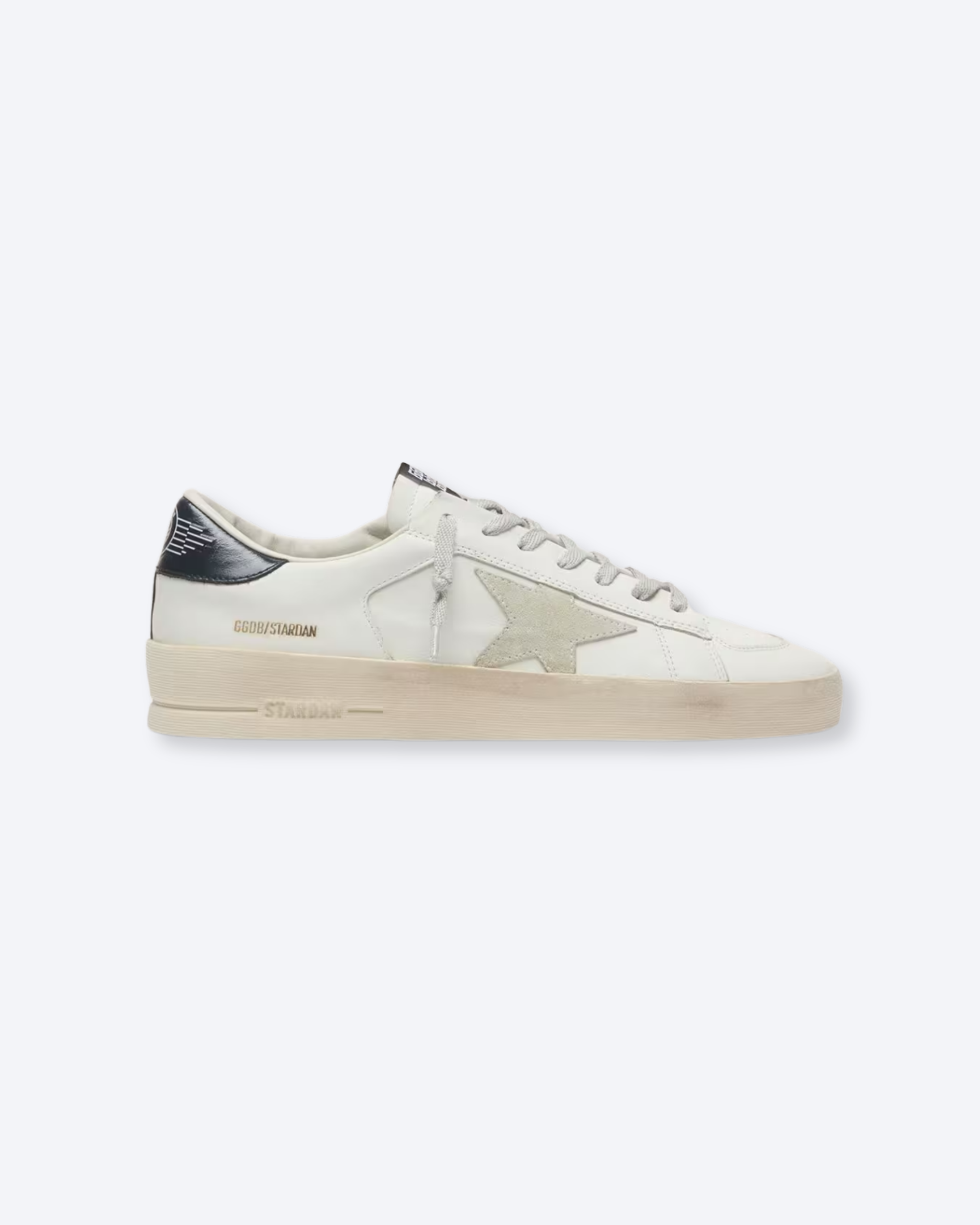 GGDB Stardan White Leather Black