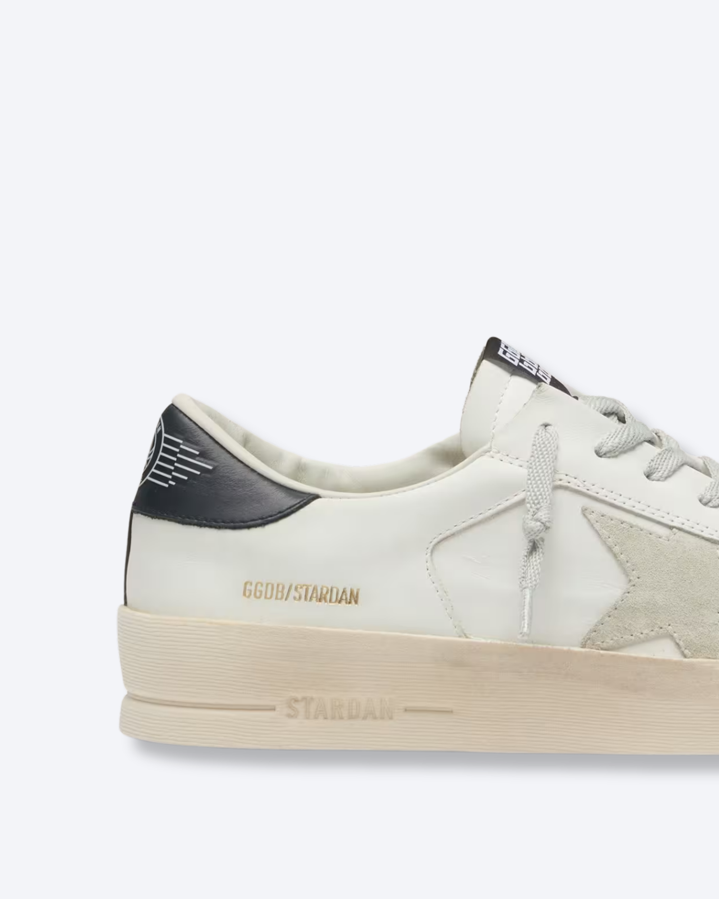 GGDB Stardan White Leather Black