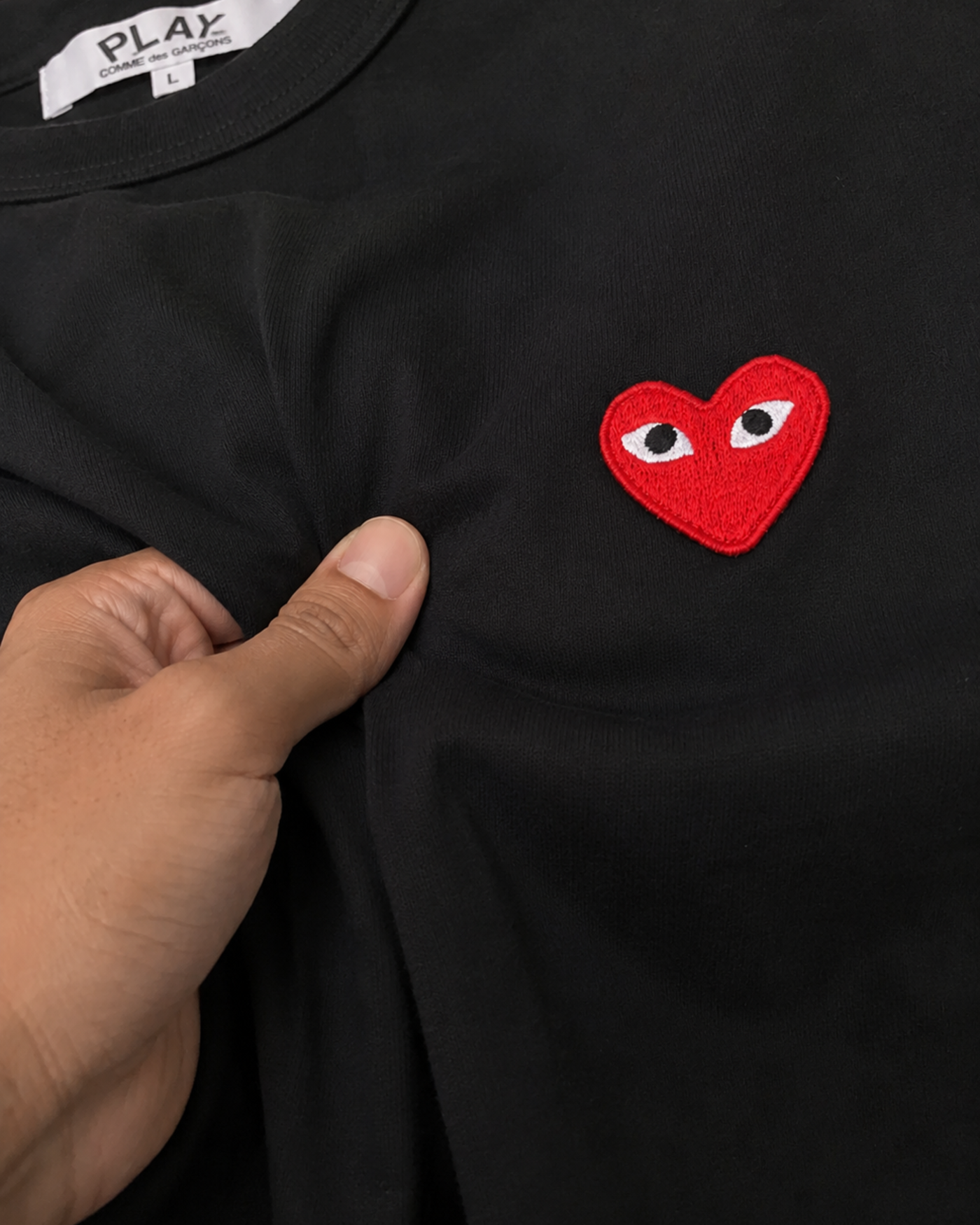 Camiseta "Play Heart" CDG