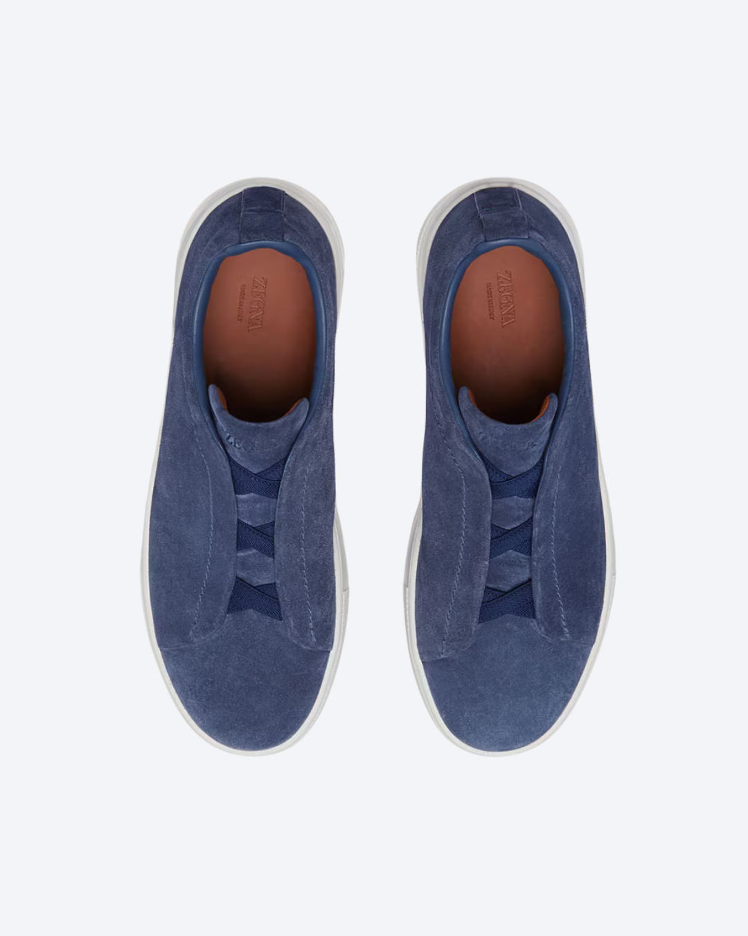 Tênis "Triple Stitch" Zegna Camurça