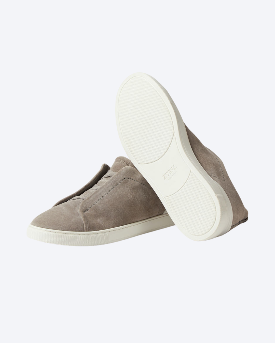 Tênis "Triple Stitch" Zegna Camurça
